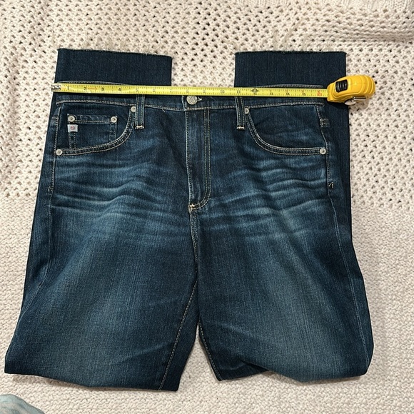 ADRIANO GOLDSCHMIED THE ISABELLE HIGH RISE STRAIGHT CROP Women's Blue Jeans 30R - Picture 6 of 13